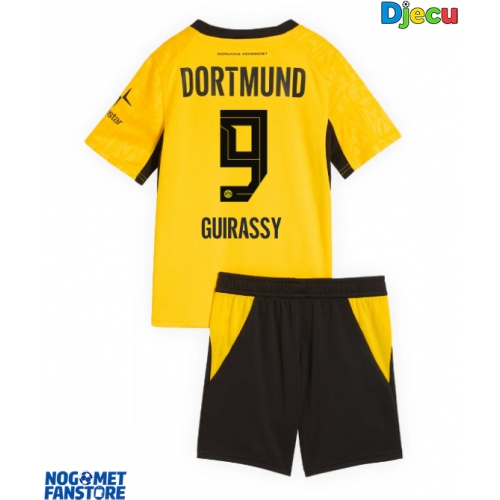 Borussia Dortmund Serhou Guirassy #9 Domaci Dres za djecu 2026-27 Kratak Rukav (+ Kratke hlače)